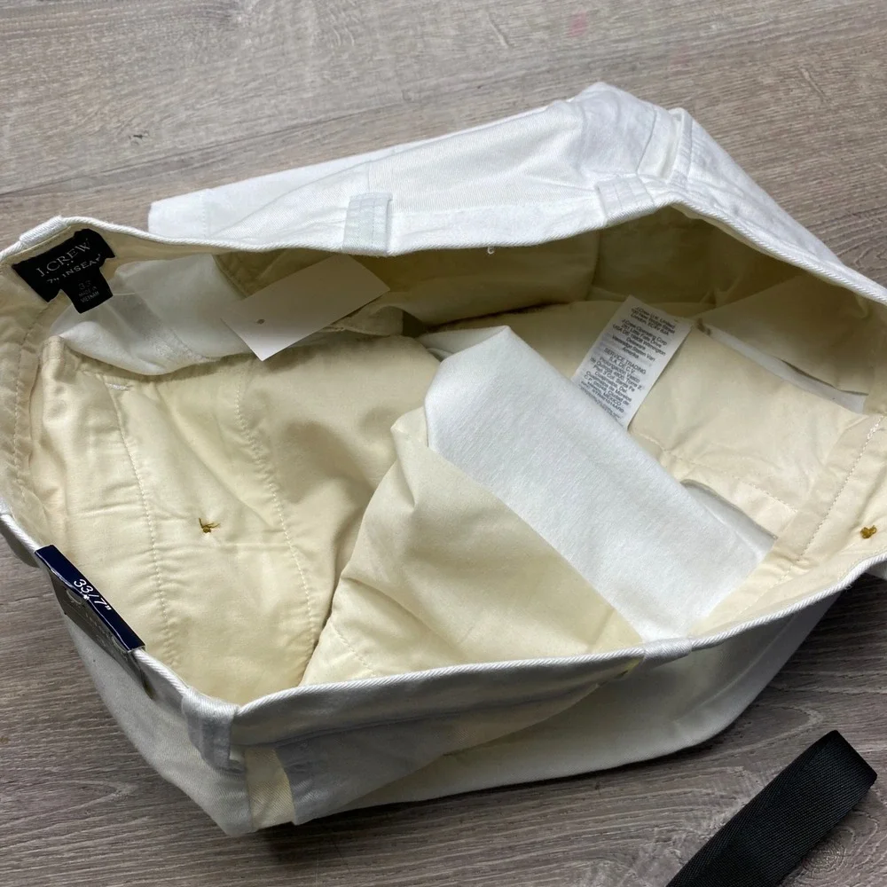 J.Crew Chino Shorts Mens 33 White 7